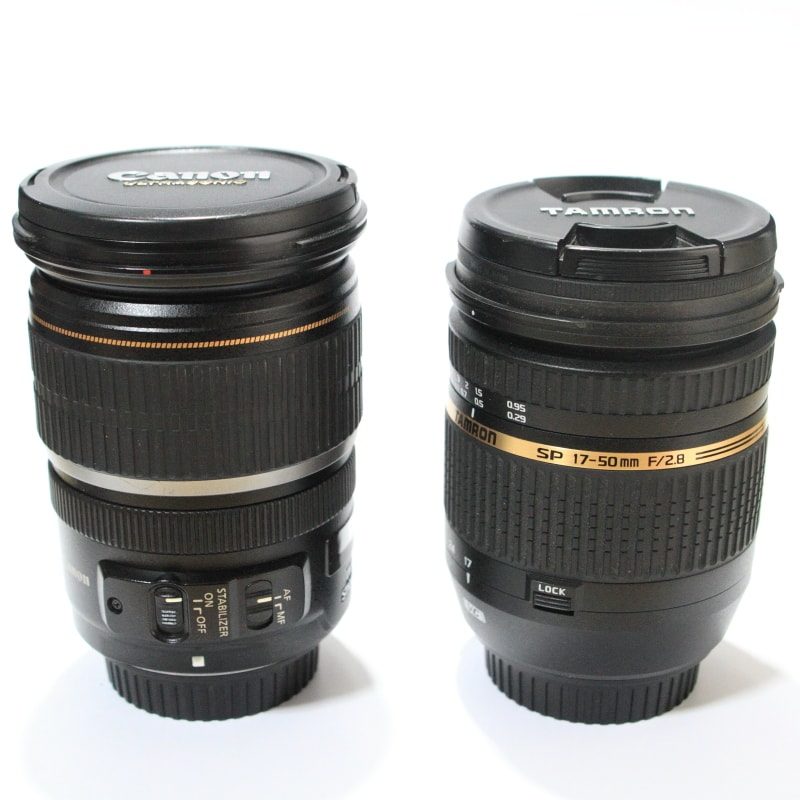 F2.8通し比較 ちょっと意外な結果に CANON EF-S 17-55mm F2.8 IS USMと